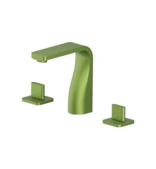 Flusso 260.2000IG Three Hole 8" Widespread Two Handle Bathroom Faucet in Flusso Green