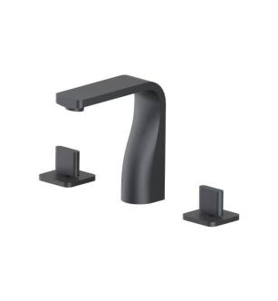 Flusso 260.2000RG Three Hole 8" Widespread Two Handle Bathroom Faucet in Rock Gray