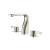 Isenberg 260.2001PN Three Hole 8" Widespread Two Handle Bathroom Faucet in Polished Nickel PVD