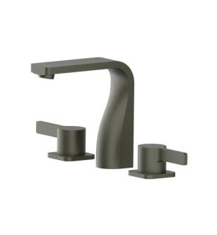 Flusso 260.2001GMG Three Hole 8" Widespread Two Handle Bathroom Faucet in Gun Metal Gray