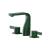 Isenberg 260.2001LG Three Hole 8" Widespread Two Handle Bathroom Faucet in Leaf Green