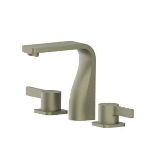 Flusso 260.2001AG Three Hole 8" Widespread Two Handle Bathroom Faucet in Army Green