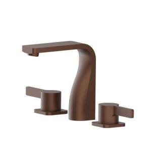 Flusso 260.2001VB Three Hole 8" Widespread Two Handle Bathroom Faucet in Vortex Brown