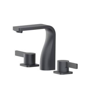 Flusso 260.2001RG Three Hole 8" Widespread Two Handle Bathroom Faucet in Rock Gray