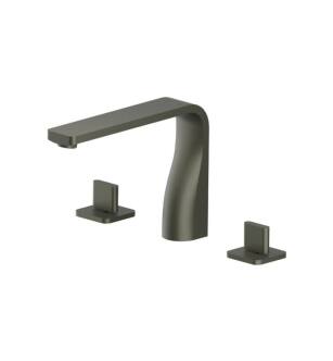 Flusso 260.2410GMG 3 Hole Deck Mount Roman Tub Faucet in Gun Metal Gray
