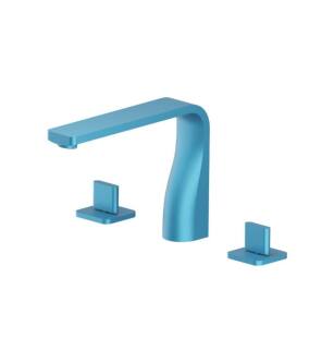 Flusso 260.2410SKB 3 Hole Deck Mount Roman Tub Faucet in Sky Blue
