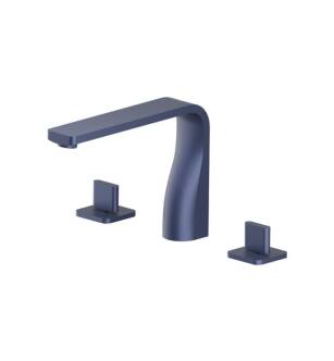 Flusso 260.2410NB 3 Hole Deck Mount Roman Tub Faucet in Navy Blue