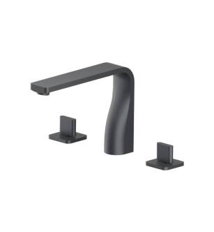 Flusso 260.2410RG 3 Hole Deck Mount Roman Tub Faucet in Rock Gray