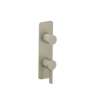Flusso 260.2720LV 3/4" Horizontal Thermostatic Shower Valve And Trim With 1 Output in Light Verde