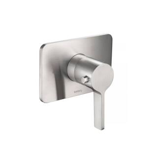 Flusso 260.4201BN 3/4" Thermostatic Valve With Trim in Brushed Nickel PVD