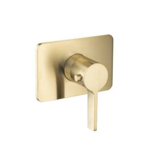 Flusso 260.4201SB 3/4" Thermostatic Valve With Trim in Satin Brass PVD