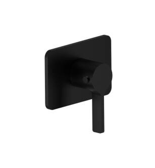 Flusso 260.4201GB 3/4" Thermostatic Valve With Trim in Gloss Black