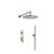 Isenberg 260.7250BN Two Output Shower Set With Shower Head And Hand Held in Brushed Nickel PVD