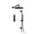 Isenberg 260.7350MB Two Output Shower Set With Shower Head, Hand Held And Slide Bar in Matte Black