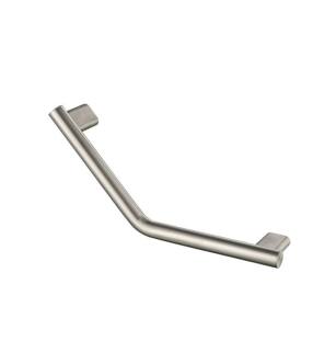 Flusso GBB.5218BN 18" Angled Shower Grab Bar in Brushed Nickel PVD