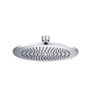 Flusso HS1002ACP 8" Round Solid Brass Rainhead in Chrome