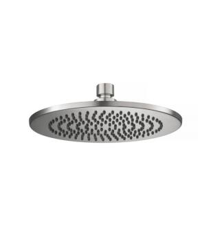 Flusso HS1002ABN 8" Round Solid Brass Rainhead in Brushed Nickel PVD