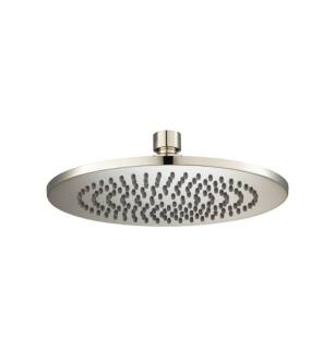 Flusso HS1002APN 8" Round Solid Brass Rainhead in Polished Nickel PVD