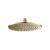 Isenberg HS1002ASB 8" Round Solid Brass Rainhead in Satin Brass PVD