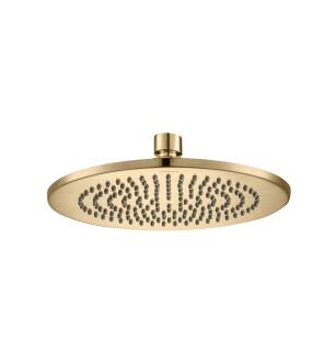 Flusso HS1002ABB 8" Round Solid Brass Rainhead in Brushed Bronze PVD