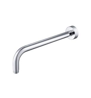 Flusso HS1002SACP 12" Wall Mount Round Shower Arm With Flange in Chrome