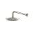 Isenberg HS1002WPN 8" Solid Brass Rainhead With 12" Wall Mount Shower Arm in Polished Nickel PVD