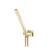 Isenberg HS1003SB Hand Shower Set With Wall Elbow, Holder and Hose in Satin Brass PVD