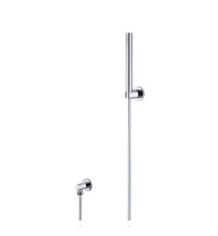 Flusso HS1004CP Hand Shower Set With Wall Elbow, Holder and Hose in Chrome
