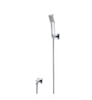 Flusso HS1005CP Hand Shower Set With Wall Elbow, Holder and Hose in Chrome