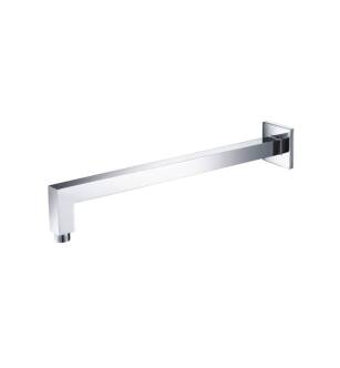Flusso HS1011SACP 16" Wall Mount Square Shower Arm With Flange in Chrome