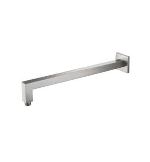 Flusso HS1011SAPN 16" Wall Mount Square Shower Arm With Flange in Polished Nickel PVD
