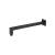 Isenberg HS1011SAMB 16" Wall Mount Square Shower Arm With Flange in Matte Black