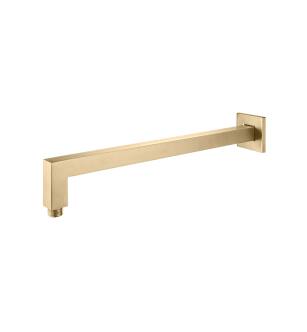 Flusso HS1011SABB 16" Wall Mount Square Shower Arm With Flange in Brushed Bronze PVD
