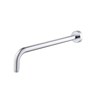 Flusso HS1012SACP 16" Wall Mount Round Shower Arm With Flange in Chrome