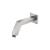 Isenberg HS1020BN 7" Square Shower Arm With Flange With Flange in Brushed Nickel PVD