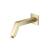 Isenberg HS1020SB 7" Square Shower Arm With Flange With Flange in Satin Brass PVD