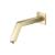 Isenberg HS1025SB 10" Square Shower Arm With Flange With Flange in Satin Brass PVD