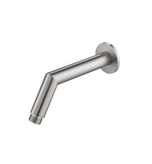 Flusso HS1030BN 7" Round Shower Arm With Flange With Flange in Brushed Nickel PVD