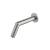 Isenberg HS1030BN 7" Round Shower Arm With Flange With Flange in Brushed Nickel PVD