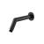 Isenberg HS1030MB 7" Round Shower Arm With Flange With Flange in Matte Black