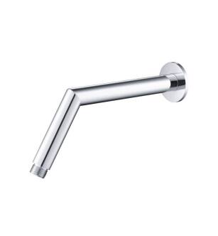 Flusso HS1035CP 10" Round Shower Arm With Flange in Chrome