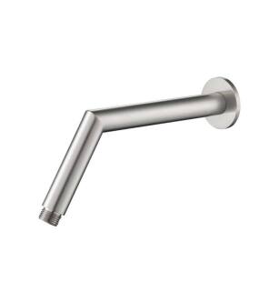 Flusso HS1035BN 10" Round Shower Arm With Flange in Brushed Nickel PVD