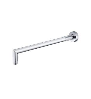 Flusso HS1040CP 16" Wall Mount Round Shower Arm With Flange in Chrome