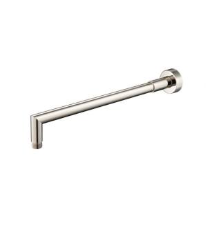 Flusso HS1040PN 16" Wall Mount Round Shower Arm With Flange in Polished Nickel PVD