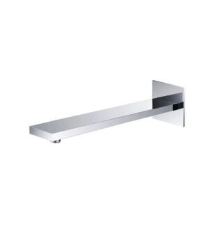 Flusso HS1060CP 16" Wall Mount Shower Arm With Flange in Chrome