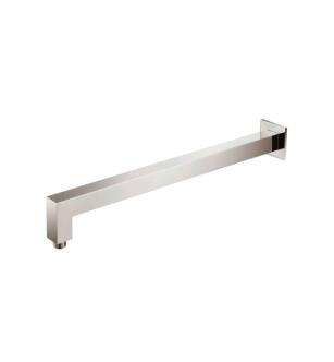Flusso HS1080PN 20" Wall Mount Square Shower Arm With Flange in Polished Nickel PVD