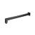 Isenberg HS1080MB 20" Wall Mount Square Shower Arm With Flange in Matte Black