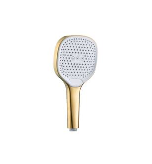Flusso HS6250SB 3 Function ABS Hand Held Shower Head in Satin Brass PVD