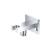 Isenberg HS8006CP Wall Elbow With Holder Combo in Chrome