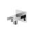 Isenberg HS8007CP Wall Elbow With Holder Combo in Chrome